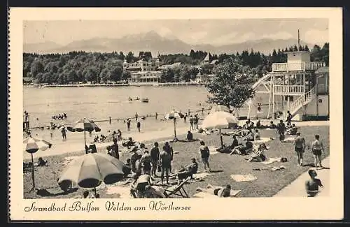 AK Velden am Wörthersee, Partie am Strandbad Bulfon