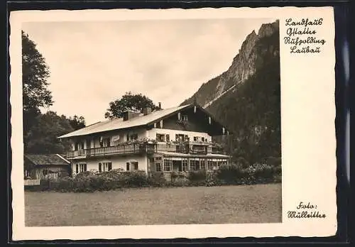 AK Laubau /Ruhpolding, Hotel-Pension Gstatter