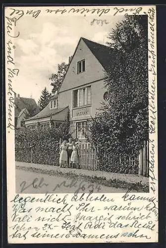 Foto-AK Gräfelfing, Villa Landhaus im Tann