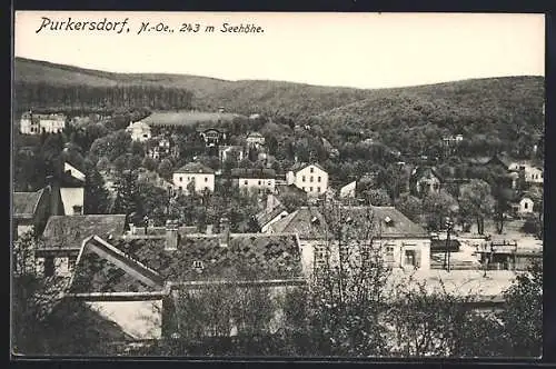 AK Purkersdorf /N.-Oe., Ortsansicht aus der Vogelschau