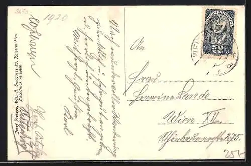 AK Weiten bei Melk, Ortsansicht aus der Vogelschau