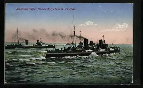 AK Manövrierende Hochseetorpedoboot-Flottille, Kriegsschiff