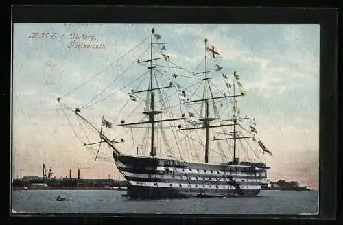 AK Portsmouth, HMS Victory, Kriegsschiff