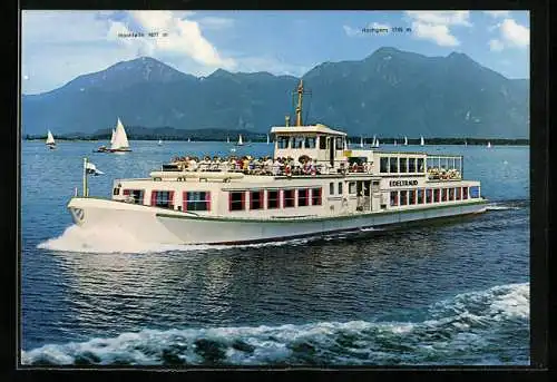 AK Motorschiff Edeltraud auf dem Chiemsee