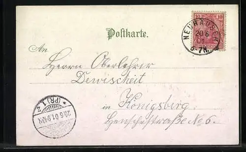 Lithographie Leuchtturm am Wasser erhellt Segelschiff den Weg