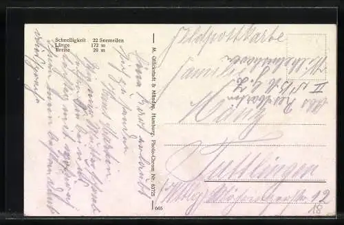 AK Kriegsschiff SMS Linienschiff Friedrich der Grosse