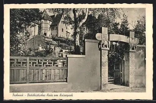 AK Frohnau, Buddhistisches Haus am Kaiserpark