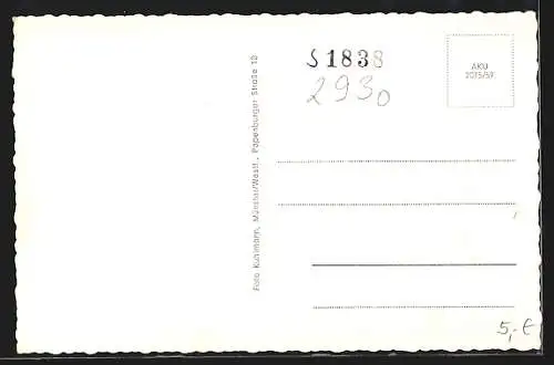 AK Varel / Oldenburg, Kreissparkasse, Kirchenansicht, Volksschule