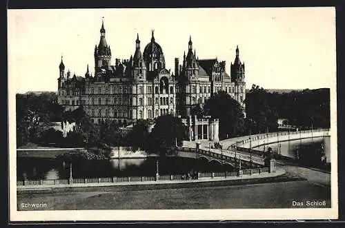 AK Schwerin / Mecklenburg, Das Schloss