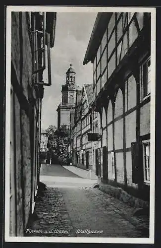 AK Rinteln / Weser, Wallgasse