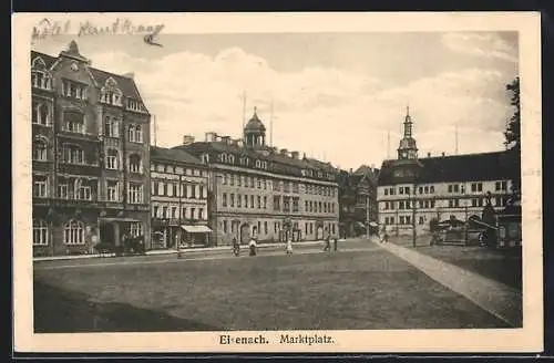 AK Eisenach / Thüringen, Partie am Marktplatz