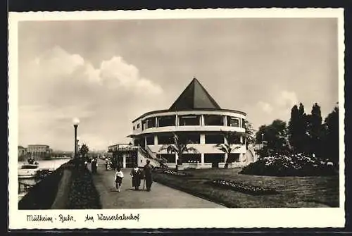 AK Mülheim / Ruhr, Am Wasserbahnhof