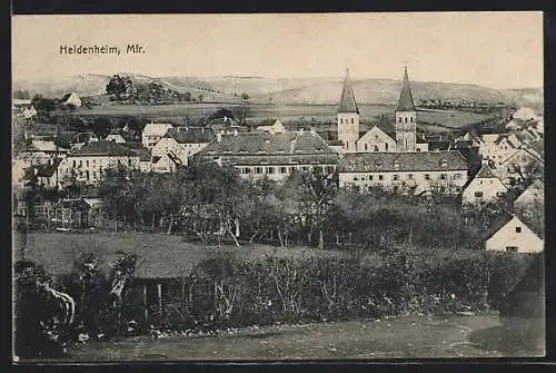 AK Heidenheim / Mfr., Teilansicht der Ortschaft