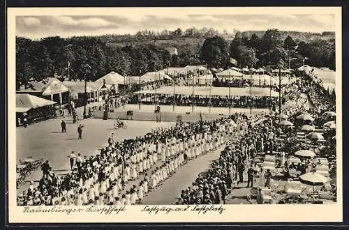 AK Naumburg / Saale, Festzug auf dem Kirschfest