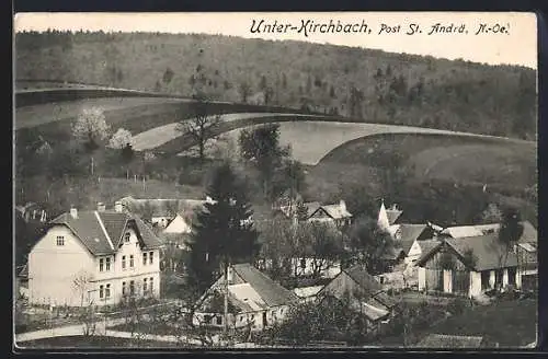 AK St. Andrä-Wördern, Unter-Kirchbach, Panorama