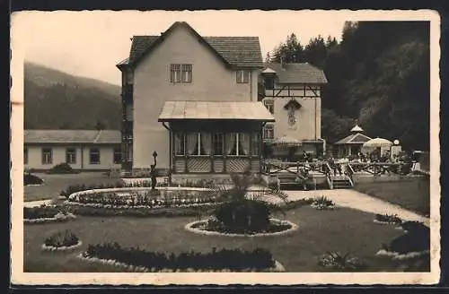 AK Dürnstein in der Steiermark, Wildbad Einöd, Kurhotel, Terrasse