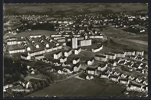 AK Heiligenhaus / Velbert, Wohngebiet vom Flugzeug aus