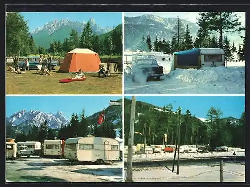 AK Toblach /Dolomiten, Camping Olympia, Bes. Alfons Klettenhammer