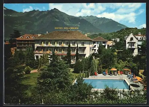 AK Meran, Hotel Garni Holzmann, Brennerstrasse 1a