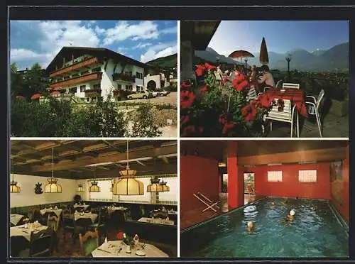 AK Schenna b. Meran, Pension Nachtigall, Bes. Fam. Waldner