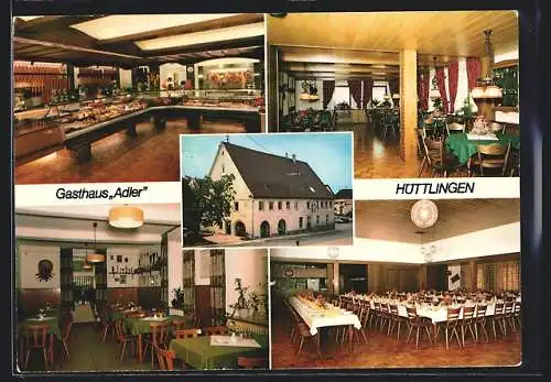 AK Hüttlingen / Württ., Gasthaus Adler, J. und M. Bolsinger, Goldshöfer Strasse 2