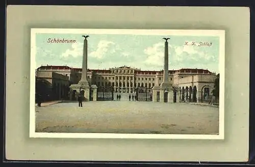AK Wien, Schönbrunn, K. K. Schloss