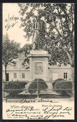 AK Wien, Hietzing, Kaiser Max-Denkmal
