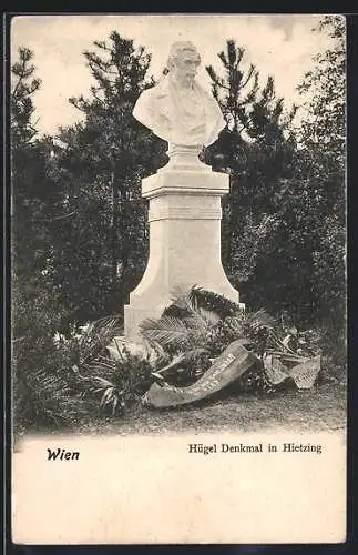 AK Wien, Hietzing, Hügel-Denkmal