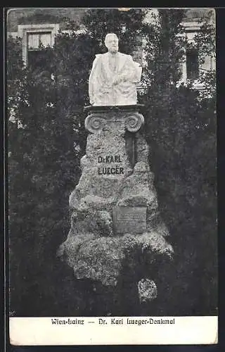 AK Wien, Lainz, Dr. Karl Lueger-Denkmal