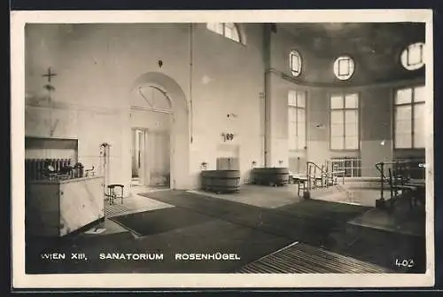 AK Wien, Sanatorium Rosenhügel, Bäderabteilung