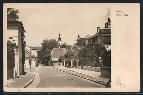 AK Wien, Ober St. Veit, Strassenpartie