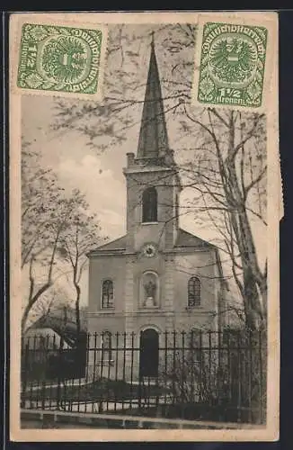 AK Wien, Unt.-St. Veit, Blick auf die Kapelle