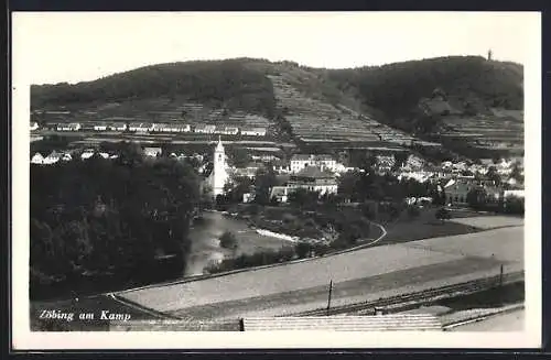 AK Langenlois, Zöbing am Kamp, Panorama