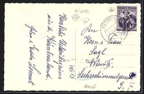 AK Kötschach i. Gailtal, Alpengasthof Vorhegg