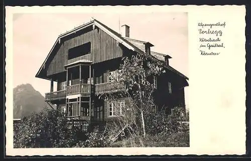 AK Kötschach im Gailtal, Alpengasthaus Vorhegg