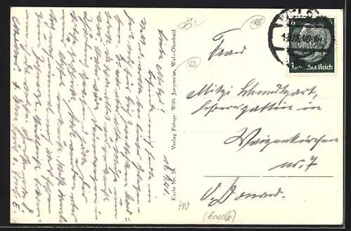 AK Wels /O. Oe., Totalansicht im Frühling