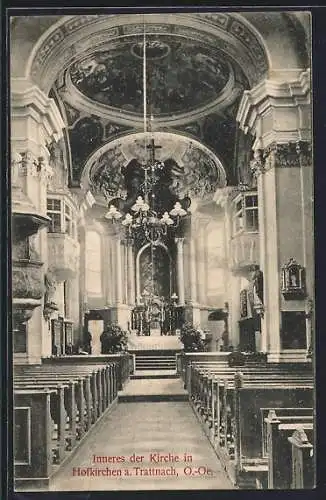 AK Hofkirchen /Trattnach, Inneres der Kirche