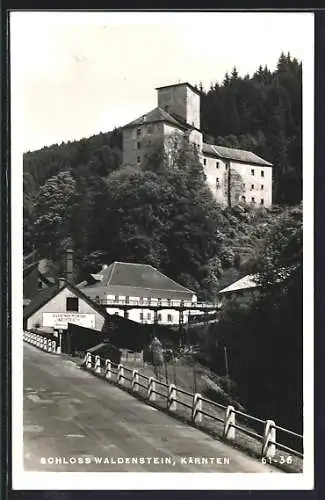 AK Wolfsberg /Kärnten, Blick auf das Schloss Waldenstein