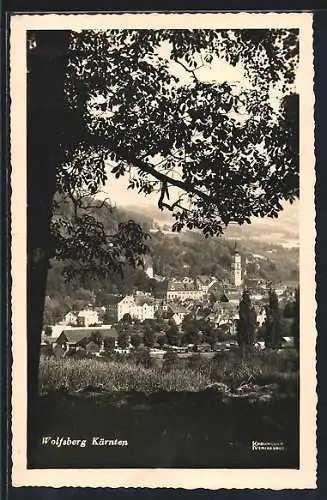 AK Wolfsberg /Kärnten, Blick zum Ort