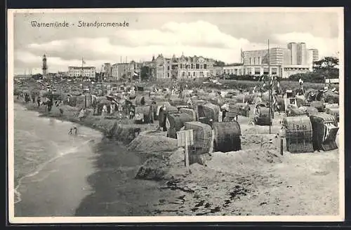 AK Warnemünde, Strandpromenade