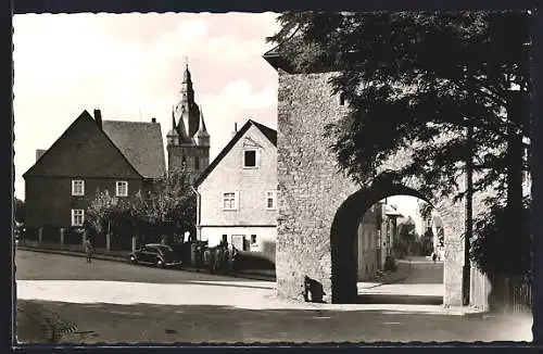 AK Brilon /Sauerland, Blick durch das Derkertor