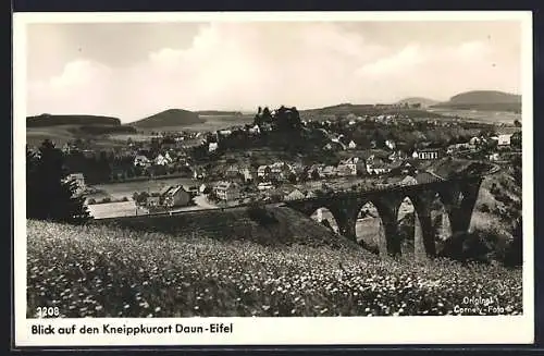 AK Daun / Eifel, Blick zum Ort