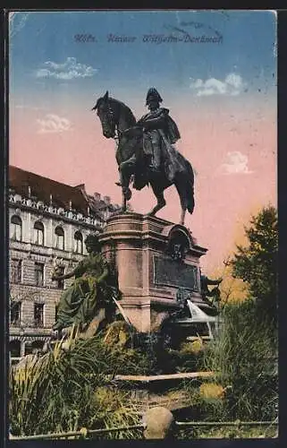 AK Köln a. Rh., das Reiterdenkmal Kaiser Wilhelms