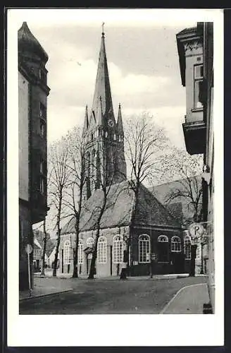 AK Elmshorn, Blick auf St. Nicolai