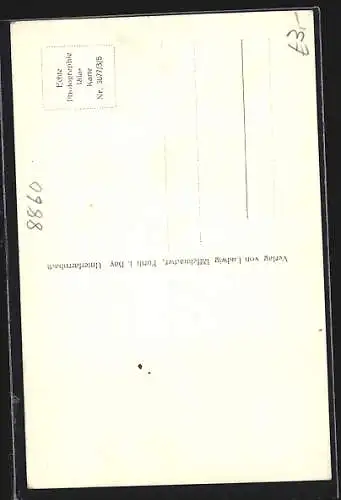 AK Nördlingen, Paradiesgässchen am Hafen- oder Gürtelhaus