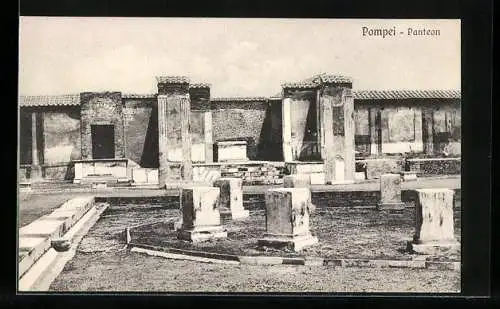 AK Pompei, Panteon, Ausgrabung