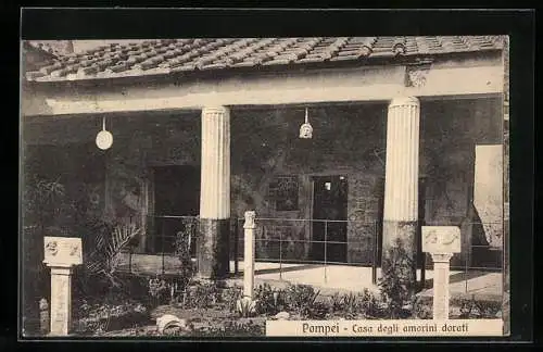 AK Pompei, Casa degli amorini dorati, Ausgrabung