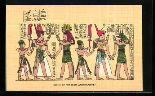 AK Scene of Pharaoh Amenkepeshef