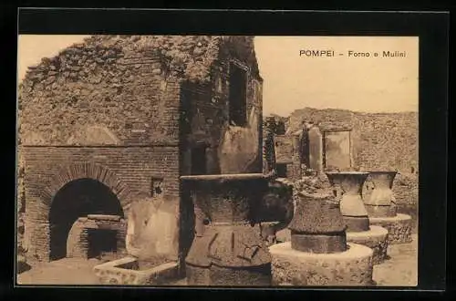 AK Pompei, Forno e Mulini, Ausgrabung