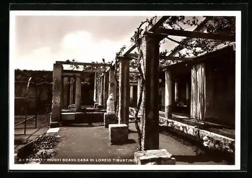 AK Pompei, Casa di Loreio Tiburtino, Ausgrabung